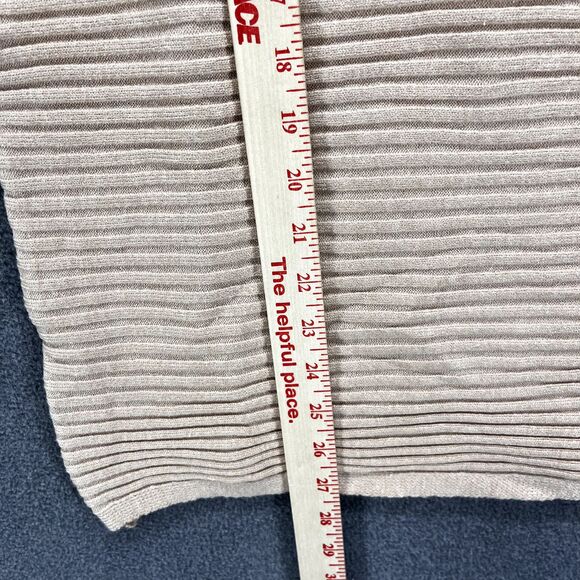 KIRUNDO Sweater Womens Small Cream Long Sleeves Casual Cold Shoulder - Picture 12 of 13